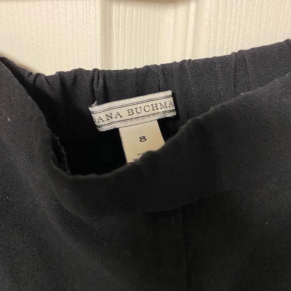 Good Condition Black Dana Buchman Women’s Slacks with pockets size 8 - Picture 2 of 3